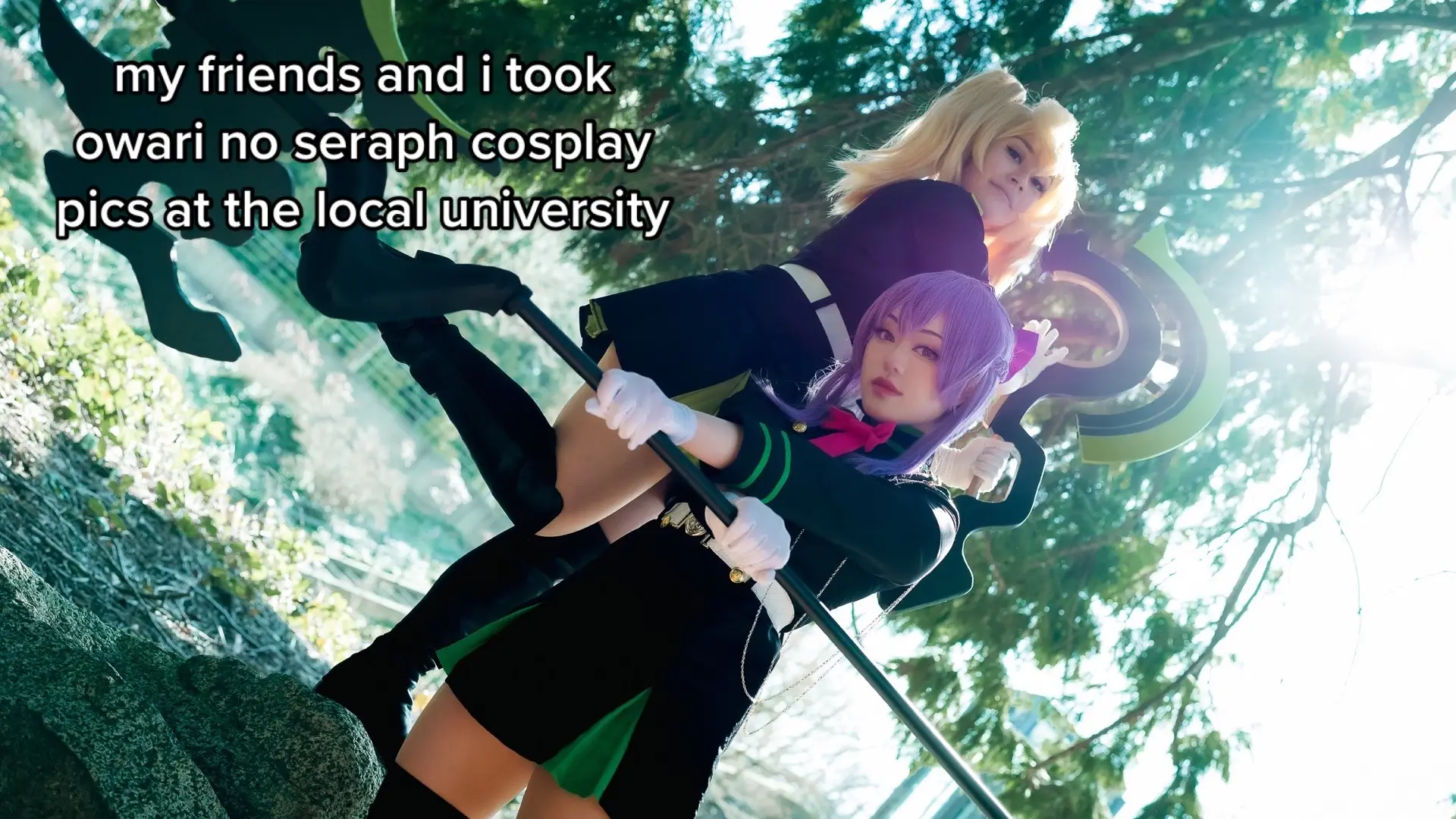 we r so cute @emma ✨ #owarinoseraph #owarinoseraphcosplay #seraphoftheend #seraphoftheendcosplay #mitsubasangucosplay #mitsubacosplay #hiragishinoa #shinoacosplay #cosplayphotography #cosplayphotoshoot 