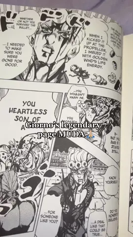 It took so many tries to film this 😭 #giorno #giornogiovanna #goldenwind #ventoaureo #jjba #jojosbizarreadventure #jojo #jojopart5 #manga #mangarecommendation #mangapanel #mangaart #hirohikoaraki #ciocolata #dancingdabitt