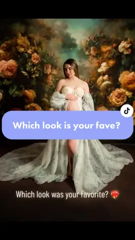 Completely obsessed! 👏🏼  Which look was your favorite?? 1, 2, or 3?? #fyp #maternityphotographer #womenphotographer #motherhoodphotographer #luxuryphotographer #boho #glam #photography #photographyeveryday #backdrop #setup #gown 