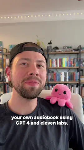 🐙❤️ Squishy uses #ai and #chatgpt to create an audiobook 📕