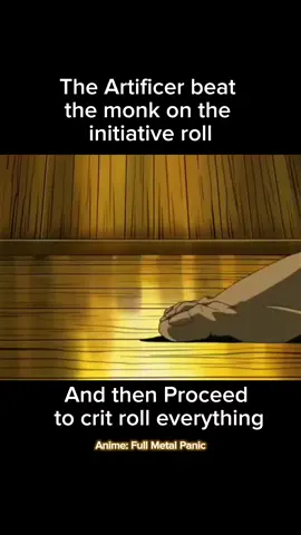 #fyp #dndfyp #dndfypage #dndtok #dnd5e #dndtiktok #dnd #dndideas #dndmeme #dndhumor #dndbarbarian #dndartificer #artificer #anime #animefyp #fullmetalpanic 