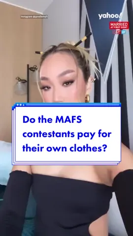 Do the #MAFS contestants pay for their own clothes? 💍🌹 #mafsau #mafsaus #mafsaustralia #marriedatfirstsight #marriedatfirstsightau #marriedatfirstsighttok #yahooaustralia 