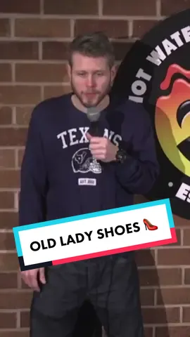Old lady shoes 👠 #philchapman #hotwatercomedy #standup #fyp #funny #paulsmithcomedy #uk #foryoupage #foryou #silly #hilarious