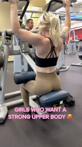 Girls who love upper body workouts more than lower body.. WYA?!? #gymlifts #fyp #workout #workoutwithme #trainupperbody #upperbodyworkout #workoutgirl #trainwithme #backday #backworkout #thick #GymTok #gymgirl #workoutsforwomen #workouts 