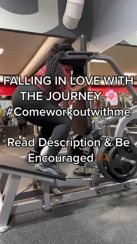 FALL IN LOVE WITH THE JOURNEY 🌸  This is the season I am in. No it hasnt been perfect, I keep messing up & restarting on Monday but I KEEP GOING. Why? Because I owe it to myself to do what I said I was going to do. I don’t care how long it takes … I WILL meet the version of myself I’ve seen all these years in my head. Stay patient & keep grinding 🤞🏾  YOU OWE YOU!                                    It’s crazy because years ago I lost 50+ pounds & I remember saying if I could go back and do it again I would & I would learn to enjoy the process. The process of learning yourself and redefining yourself is the most beautiful thing and it is sad that we rush it. Here we are years later and I gained all the weight back PLUS some. Instead of rushing and getting the fastest solution this time, I am focused on slow and steady progression. I enjoy the moments where I realize I dropped a pants size, I’m pushing more weight, my face is slimming. Redefining who you are is a beautiful thing, dont rush it. Enjoy it the best you can cause one day it’ll all just be a faint memory 🫶🏾 #endurethepain #trusttheprocess #patience #consistency #emotionaleater #bingeedrecovery #blackgirlgymtok #blackgirlfitness #gym #cardio #lowerbodyworkout #glutegrowth #dumptruck #jumperope #weightloss #blackgirlweightloss #strength #lovethejourney #onestepatatime #progressiveoverload #creatine #thickfit #blackgirlfit #weightlossencouragement #encouragement #motivation #youoweyou #redefining #redefineyourself #futureyou #babycalmdown 