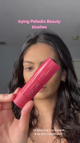 #blushes #pinkblush #creamblush #bakedblush #palladiobeauty #cheekandliptint #glitterblush #tryingblushes #makeup #BeautyTok #blushhacks #naturalmakeuplook #veganformula 