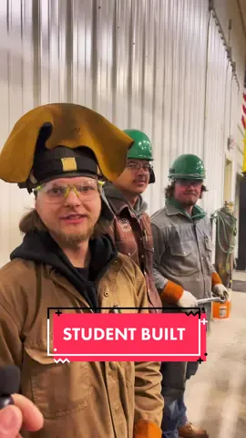 Our students are trained to build everything themselves. #weldingporn #annual welding competition #weldingtiktok #weldinglife #weldingchallenge #weldingtricks #weldingtraining #womenwelding #annualcontest #scholarship #funds #weldingproject 