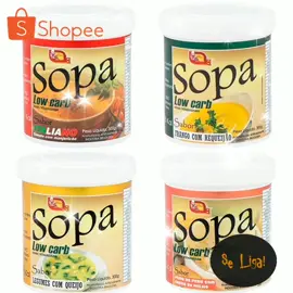 Sopa Low Carb Kit Com 4 Unidades (sabores Variados). Compre na Shopee agora!  🔥🅻🅸🅽🅺 🅽🅰 🅱🅸🅾 #ShopeeOfertas  #CuidadoPessoal  #LowCarb Música Closer By Max Sergeev 