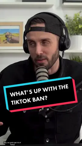 So whats up with #tiktok? #tiktokban #comedy #currentevents 