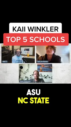 Kaii Winkler is the #1 swimming recruit in high school. Here are the 5 places he is considering. #swimtok #swimmer #kaiiwinkler #collegeswimming #ncaaswimming 