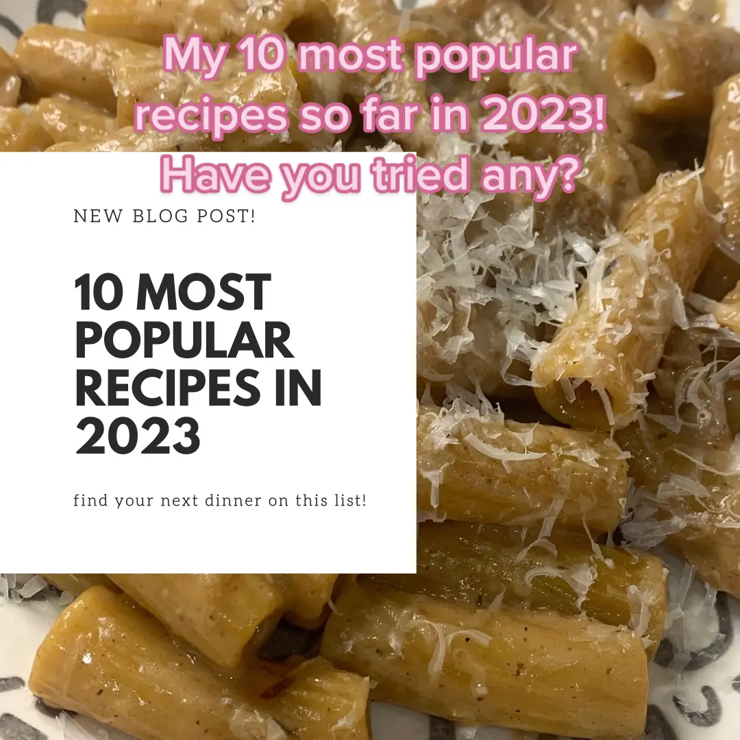 Need recipe inspo? You’re in the right place! What are you most excited to try? #recipeideas #EasyRecipes #frenchonionpasta #pasta #orzo 