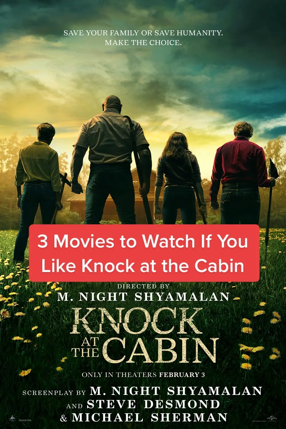 #knockatthecabin #knockatthecabinmovie #knockatthecabinclip #knockatthecabin2023 #mnightshyamalan 