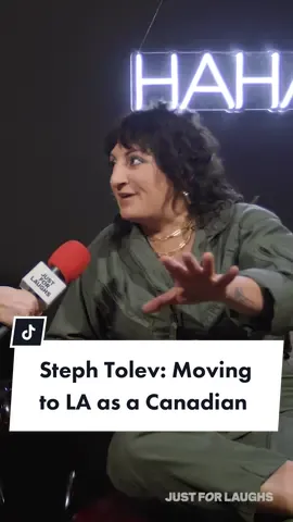 @Steph Tolev tells us what it’s REALLY like moving to LA as a Canadian comedian 🇨🇦➡️🇺🇸 #comedy #comedian #standup #standupcomedy #stephtolev #justforlaughs #canadian #la #lacomedy #workvisa #greencard 