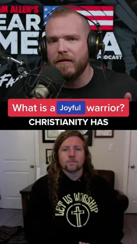 Are YOU a JOYFUL warrior? ⚔️ #christian #conservative #christianchurch #pastor #testimony #biblestudy #godlyman #envagelize #biblicaltruth #bibleverse #battle 