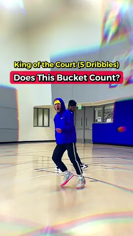 King of the Court. 5 Dribbles. Everybody knows the rules. Does this 🪣 count?