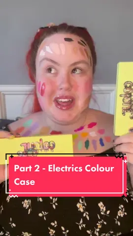 Part 2 - swatching the @madebymitchell electrics colour case. This is my absolute fave 😍😍 #BeautyTok #makeupaddict #makeuplook #madebymitchell #plussizebeauty #beautytransformation #colourcase #tiktokviralmakeup 