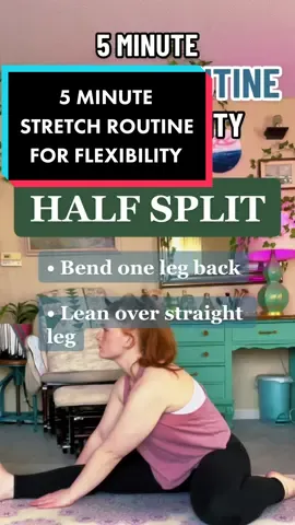 5 minute stretch routine for flexibility! #stretchesforflexibility #stretch #stretches #5minutestretch #flexibility #flexibilitytraining #foryoupage 