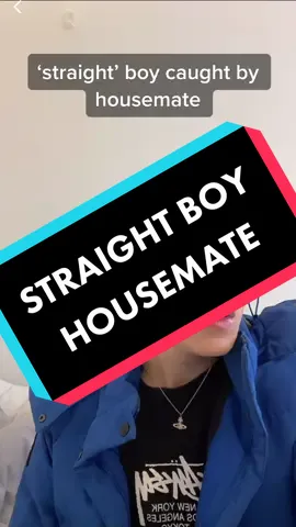 ‘straight’ boy caught by housemate #straightboys #gaytiktok #comingout #gayboy #heartstopper #housemate #straightboy #inthecloset #lgbtq #bi #gay 