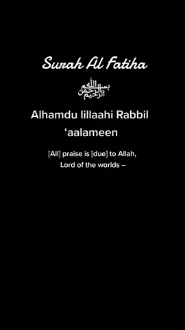surah fatiha #surah #alislam #foryou #foryoupage 