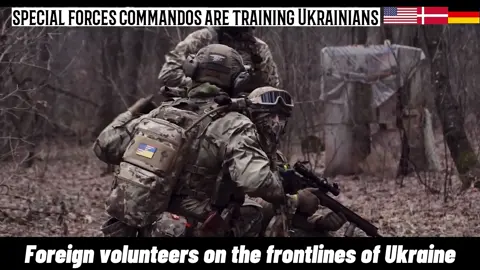 Special Forces Commandos are training Ukrainians. Foreign volunteers on the frontlines of Ukraine. #specialforces #commando #army #military #soldier #war #warinukraine #operationspecialwarfare #foreignvolunteers #training #