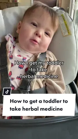 How to get a toddler to take herbal medicine 🌱 #plantmedicine #herbalism #holisticmedicine #herbalmedicine #chiaseedpudding #herbalmedicinemaking #toddlersoftiktok 
