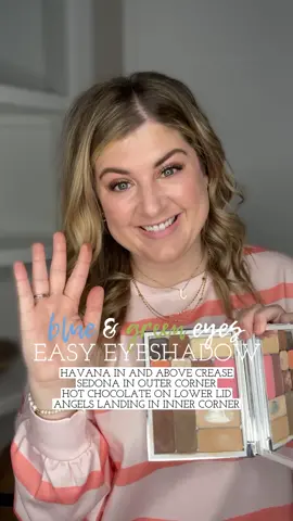 Y’all went wild over this combo for blue or green eyes, so I made a tutorial for you. Your eyes will be POPPING!🤩 Comment EYESHADOW and I’ll send you the info for these 4 colors!  Like, follow, and save for later!😘 #beginnermakeup #beginnereyeshadow #easyeyeshadow #easyeyemakeup #blueeyesmakeup #blueeyes #greeneyes #greeneyesmakeup #eyeshadowtutorials #eyemakeuplook 