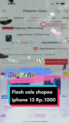 Flash sale shopee iphone 13/512 cuma 1000 gaess..??? #flashsale  #shopee  #flashsaleshoppe  #shopeemantulsale  #iphone13 