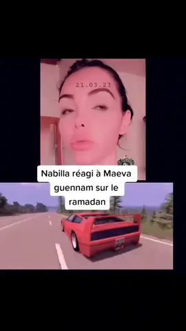 Nabilla réagi à maeva guennam sur le ramadan #maevaghennam #nabillamaeva #storienabilla #maevapub #telerealite #ramadanmaeva #guennam