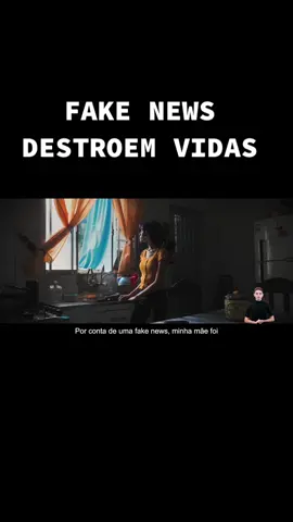FAKE NEWS DESTROEM VIDAS A mãe de Yasmin foi morta por espancamento em Guarujá-SP, depois de ter sido confundida com alguém envolvido em fake news. Este incidente doloroso ilustra como as fake news podem fomentar o ódio, e ter consequências irremediáveis. #brasilcontrafake 