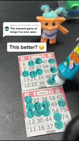 Replying to @davedavies94 not all bingo games are meant to be called fast. This is speed bingo vs the strips which they give more time for people to daub their numbers #bingo #bayareabingo #bayareabingobabes 