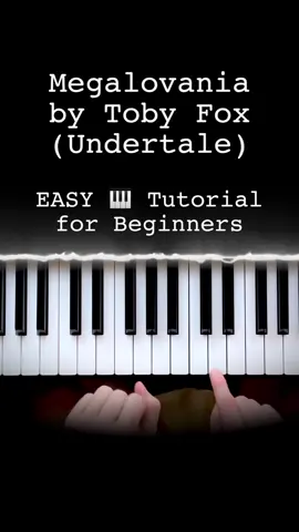 How to Play Megalovania by Toby Fox from Undertale on Piano in 59 seconds - Easy Beginner Tutorial! #pianotutorial #pianolesson #beginner #song #learn #easypiano #motivation #gray_toven  #graytoven #education #cool #popular #videogamemusic #videogame #megalovania #undertale #tobyfox #pianotok 