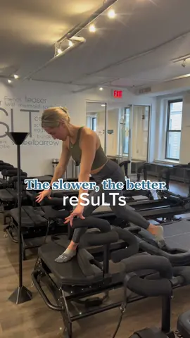 SLOW DOWN! #megaformer #slt #pilates #strong #tone #lengthen #burn #Fitness #instructor 