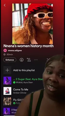 #greenscreenvideo #womenshistorymonth my playlist makes you want to f@ck and cry 😂!! Type in “Nnena’s womens history month” for the vibes!!! #music 