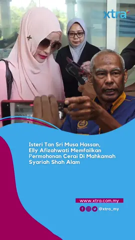 Permohonan cerai itu difailkan kerana faktor shiqaq atau perbalahan berpanjangan dengan Musa yang dikahwininya sejak 10 tahun lalu. #fyp #xtramy #musahassan #isteri #tuntut #cerai #mahkamah #beritaditiktok #sembangentertainment #fail 📹: @Kosmo! 