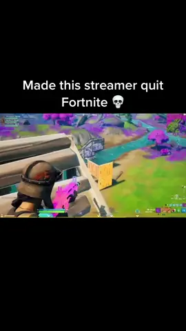 Made a streamer quit Fortnite 💀#fortnite #fyp #xyzbca #gaming 