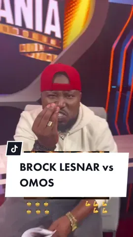Brock Lesnar 🆚 Omos with JAMBO WWE talent. Who You Got #WrestleMania #WWE #brocklesnar #omos #hollywood #sswwe #jambo 