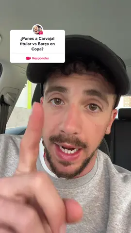#Pregunta de @squirante ¿Pones a Carvajal de titular contra el Barça? #Q #compartiresvivir  #preguntaentiktok #preguntasyrespuestastiktok  #carvaja #madridista 