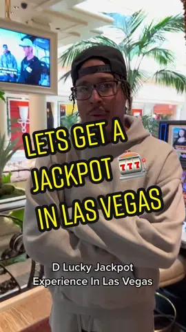 D Lucky is 🔥 in Las Vegas #dluckyexperience #jackpot #lasvegas 