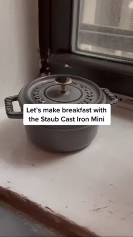 The Staub Cast Iron Mini Cocotte is cute and functional! It doesn't get better than that 🍳 #staubcastiron #minicastiron #kitchenfinds2023 #kitchenproductsmakelifeeasy
