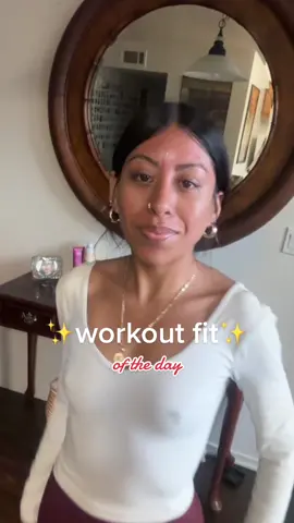 Workout fit check ♥️✨ #lululemonoutfits 