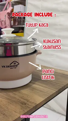 Panci listrik anak kost & anak apart check 💅✨ #panci #elektrik #listrik #BelanjaPerabotRamadan #InspirasiRamadanTiktokShop #singaye #ykdesign #homeliving 