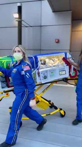 Rolling out with the tiny humans to catch our ride 🚁💙 #hems #transportteam #flightnurse #helicopter #lifeflight #criticalcare #nursesoftiktok #criticalcaretransport #youcallwehaul @heidzfltrrt 