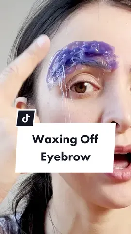 This stunt is being conducted porfessionals - don’t try this at home ⚠️ #waxing #waxingvideos #hardwax #eyebrowwax #USA 