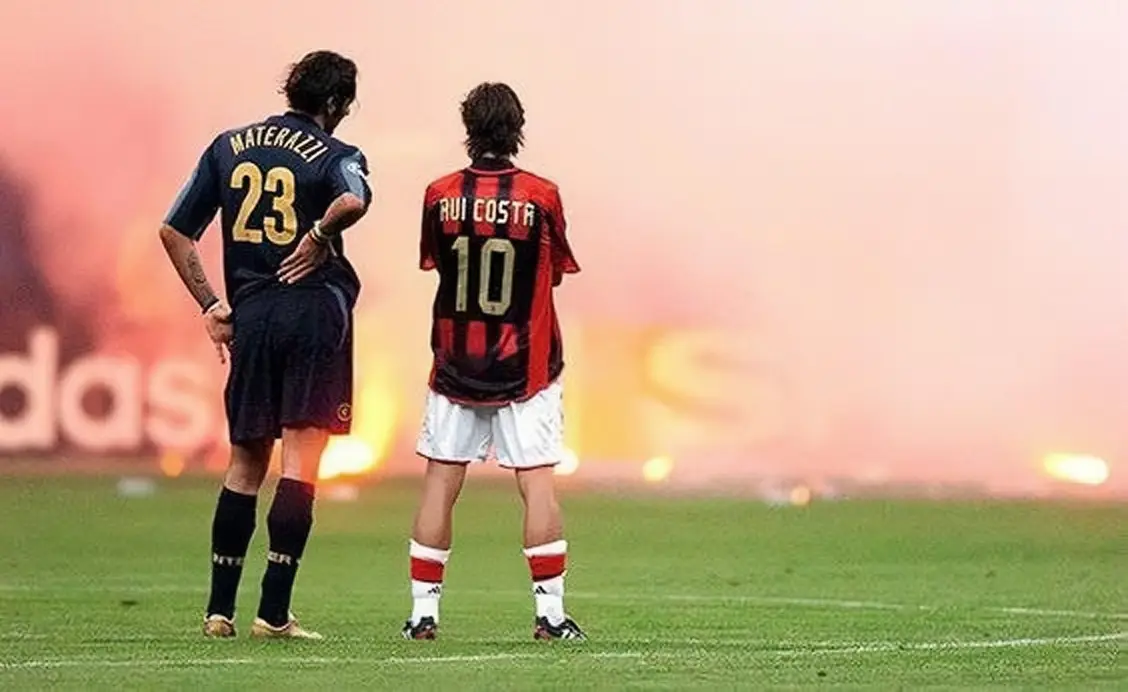 materazzi x Rui Costa🔥 #4kquality #fyp #football #materazzi #ruicosta 