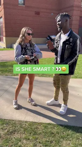 Testing strangers if they’re smart 👀 #fyp #interview #bigkizzy237 