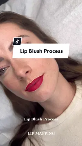 Lip Blush Tattoo 👄 #lipblushing #lipblushprocess #vancouverlipblush @Ebony Jepson 