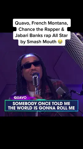 This is hilarious 😭 @jimmyfallon #quavo #frenchmontana #allstar #chancetherapper #smashmouthallstar #jabaribanks #jimmyfallon 