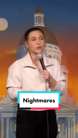 Tell me your reoccurring nightmare ⬇️ & come see me on tour #standupcomedy #nightmare #dream #comedian  