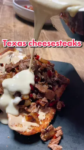 Texas cheesesteaks for your menu this week. #recipes #menu #Texas #cheesesteak #beercheese #shiner 