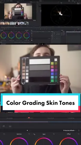 How to color grade skin tones in DaVinci Resolve #davinciresolve #resolve #davinci #colorgrading #skintones 